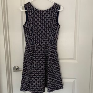 Zara Dress Navy midi dress backless